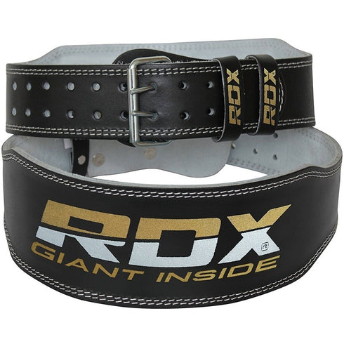 RDX 4 INCH LEATHER WEIGHT LIFTING BELT-7
